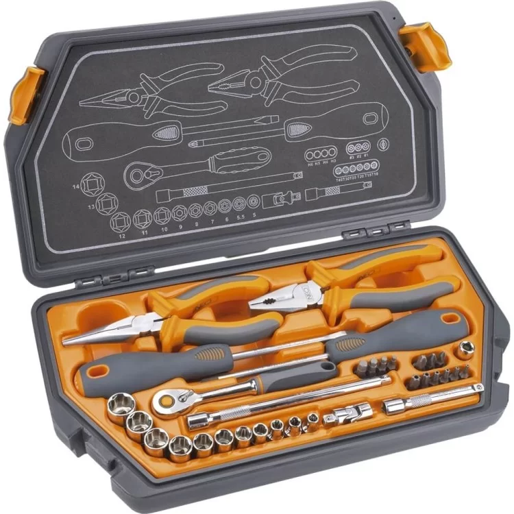 Набор инструментов Neo Tools 08-631 (33шт) цена 2 369грн - фотография 2