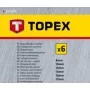 Набор TOPEX 35D397 комбинированных ключей 8-17мм (6шт)