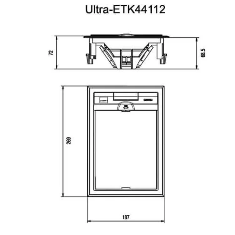 Підлоговий люк Schneider Electric ETK44112 ULTRA відгуки - зображення 5