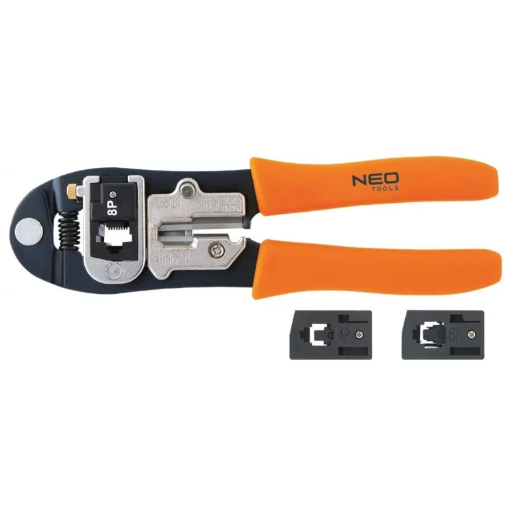Кримпер Neo Tools 01-501 для обжима телефонных наконечников (4P,6P,8P)