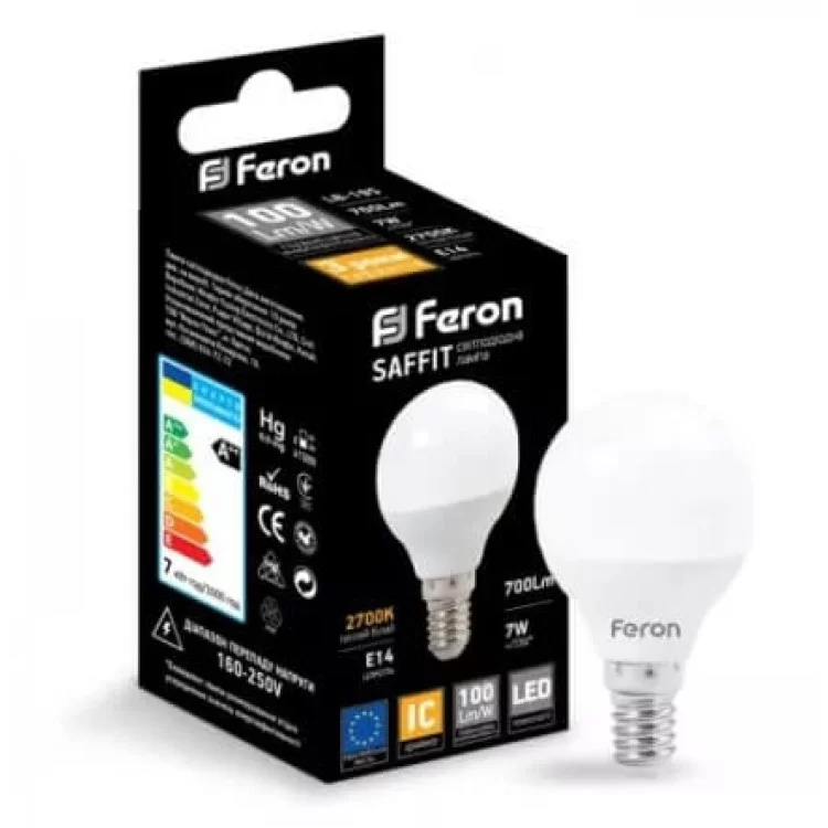 в продажу Світлодіодна лампа Feron LB-195 7Вт 2700К Е14 - фото 3