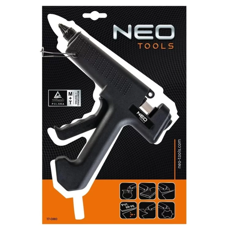 в продажу Електричний клейовий пістолет Neo Tools 17-080 11мм 80Вт - фото 3