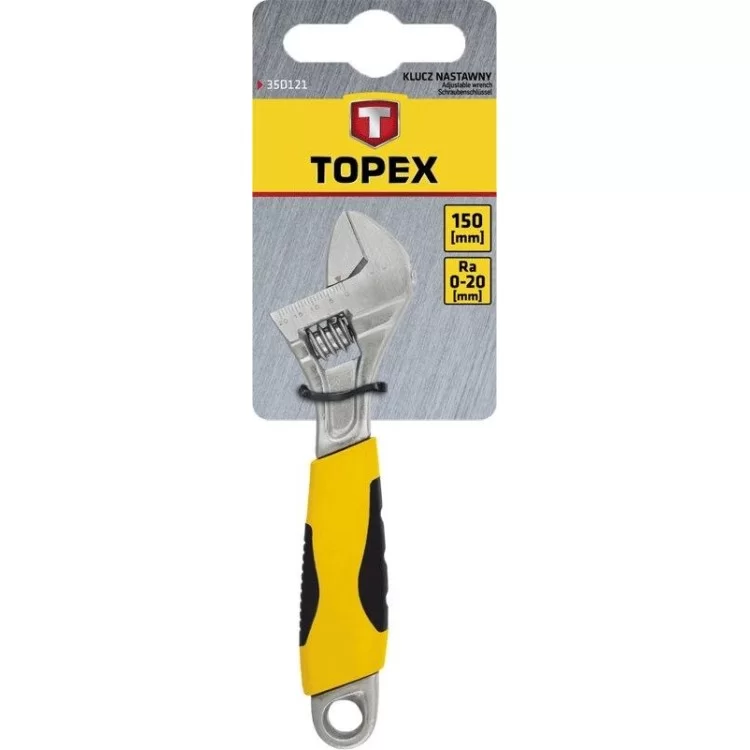 Разводной ключ TOPEX 35D121 цена 175грн - фотография 2