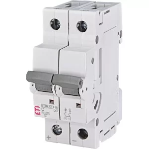 Автоматичний вимикач ETI 260221102 ETIMAT P10 DC 2p з 2A (10kA)