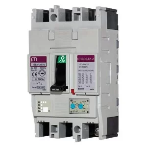 Автоматичний вимикач ETI 004671027 EB2 125/4L 20А 4p (25kA)