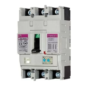 Автоматичний вимикач ETI 004671076 EB2 250/4L 250А 4р (25кА)