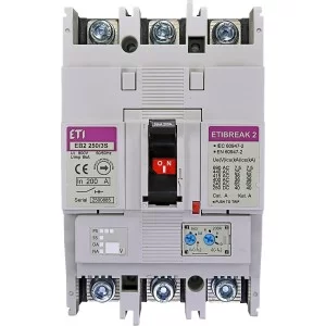 Автоматичний вимикач ETI 004671082 EB2 250/3S 200А 3р (36кА)