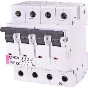 Автоматичний вимикач ETI 002136718 ETIMAT 10 3p+N з 25А (10 kA)