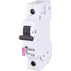 Автоматичний вимикач ETI 002151708 ETIMAT 10 1p D 2А (10 kA)