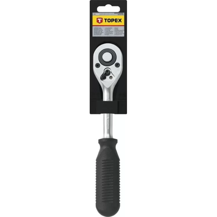 Ключ с трещеткой TOPEX 38D502 1/4" 150мм цена 475грн - фотография 2