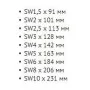 Набір шестигранних довгих ключів Wiha W03879 з сферичною головкою (9шт)