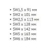 Набір шестигранних довгих ключів Wiha W03878 зі сферичною голівкою (7шт)