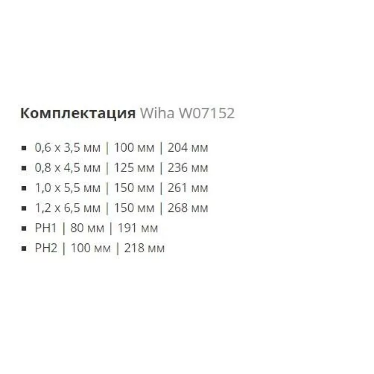 в продажу Набір викруток Wiha W07152 SoftFinish/Phillips (6шт) - фото 3