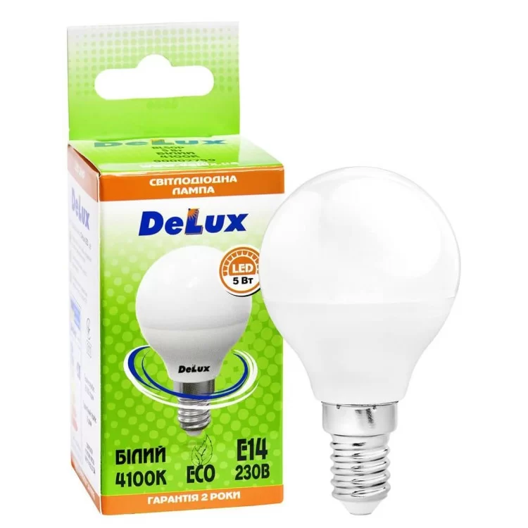 Светодиодная лампа DELUX BL50P 5Вт 4100K 220В E14 цена 33грн - фотография 2