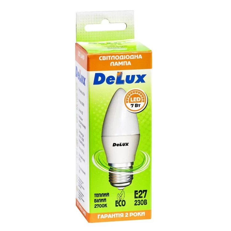 в продажу Світлодіодна лампа DELUX BL37B 7Вт 2700K 220В E27 - фото 3