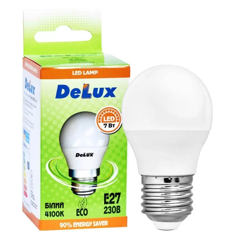 Светодиодная лампа DELUX BL50P 7Вт 4100K 220В E27 цена 40грн - фотография 2