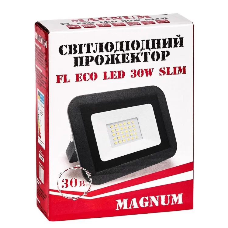 Прожектор Magnum FL ECO LED 30Вт Slim 6500К IP65 відгуки - зображення 5