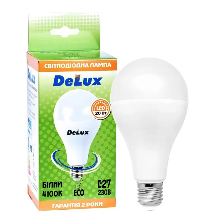 Светодиодная лампа DELUX BL 80 20Вт 4100K 220В E27 цена 93грн - фотография 2