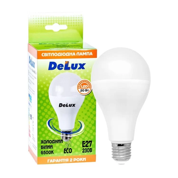 Светодиодная лампа DELUX BL 80 20Вт 6500K 220В E27 цена 93грн - фотография 2
