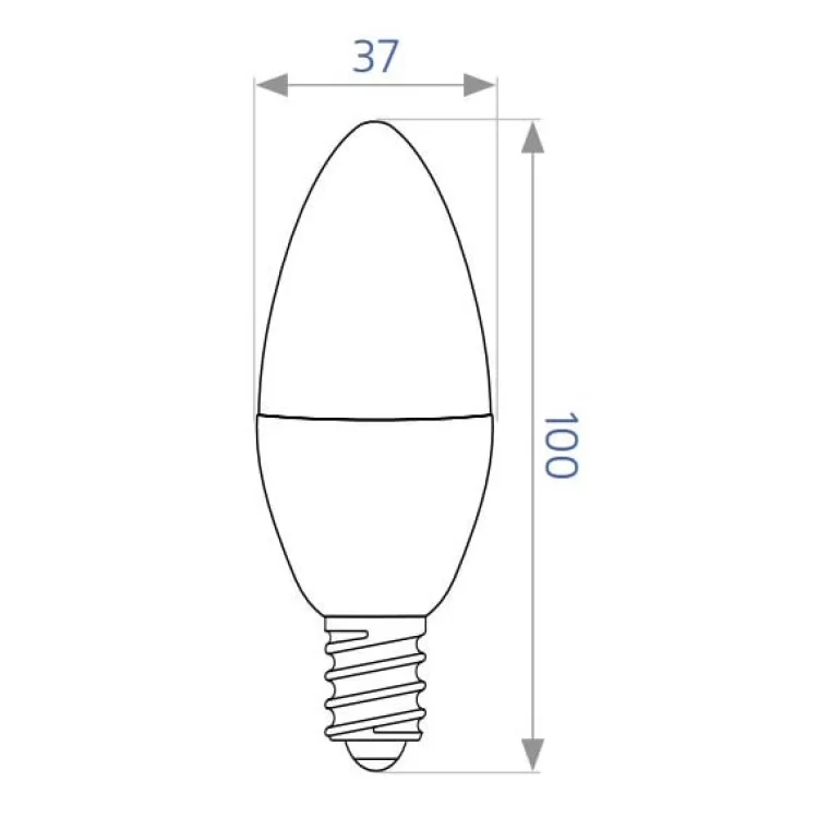 продаем Лампа светодиодная Delux BL37B 7Вт 2700К E14 в Украине - фото 4