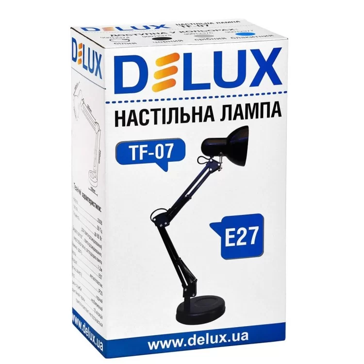 в продажу Світильник настільний DELUX TF-07 E27 синій - фото 3