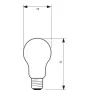 Прозрачная лампа накаливания PHILIPS 10018500 A55 40W Е27 CL