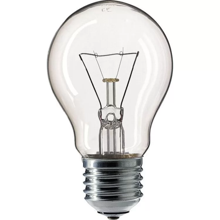 Прозрачная лампа накаливания PHILIPS 10018501 A55 60W Е27 CL