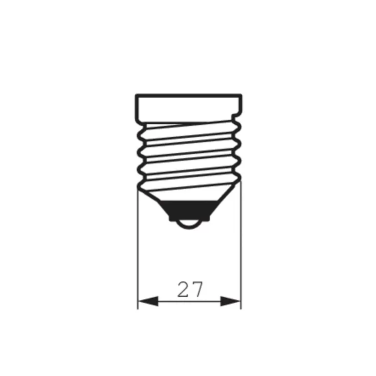 Прозрачная шароподобная лампа накаливания PHILIPS 10018570 P45 40W Е27 CL цена 23грн - фотография 2