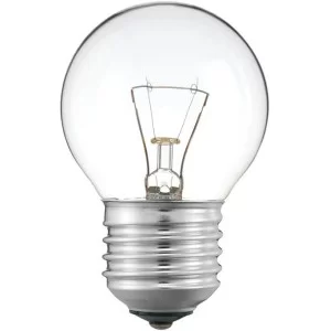 Прозрачная шароподобная лампа накаливания PHILIPS 10018571 P45 60W Е27 CL