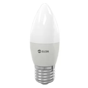 Светодиодная LED лампа ELCOR 534301 Е27 C37 5Вт 4200К