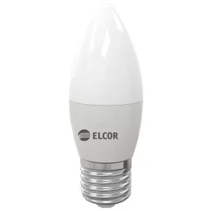 Світлодіодна LED лампа ELCOR 534311 Е27 С37 7Вт 4200K 630Лм