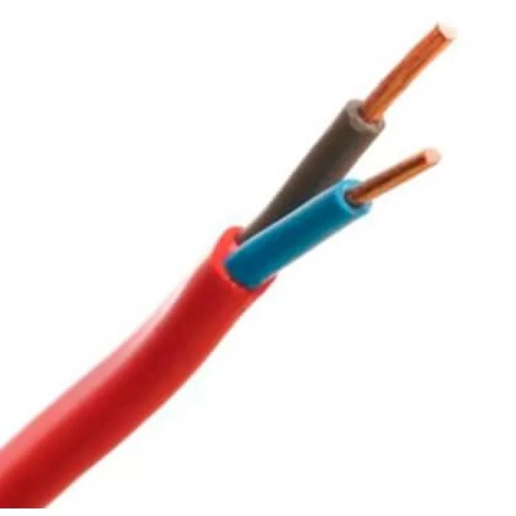 Красный кабель ELCOR 110114 ВВГ-П нгд 2х1,5 цена 21грн - фотография 2