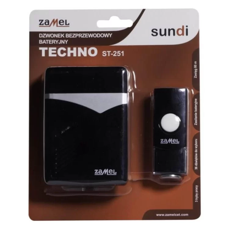 Беспроводной звонок на батарейках Zamel ST-251 Techno отзывы - изображение 5