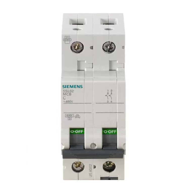 Автоматичний вимикач Siemens 5SL6263-7 380В 2Р з 63A відгуки - зображення 5