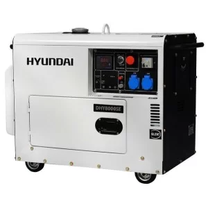 Генератор с набором колес Hyundai DHY 8000SE 6 кВт