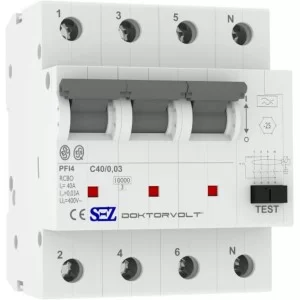 Диф автомат SEZ PFI4 C 40A/0,03A (PFI4C_40A/0,03A)