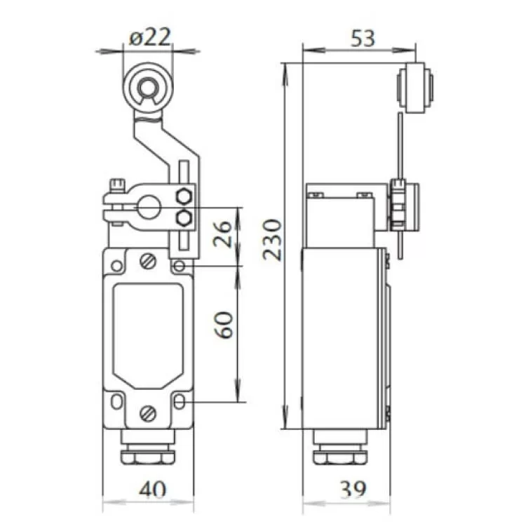 Кінцевий вимикач SEZ KS 10-72 (KS10-72) ціна 2 771грн - фотографія 2