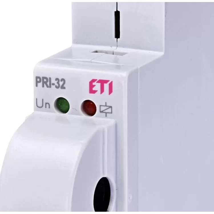 Реле контролю споживаного струму ETI 002471830 PRI-32 UNI 24-240V AC 24V DC (1..20A) (1x8A AC1) ціна 2 128грн - фотографія 2