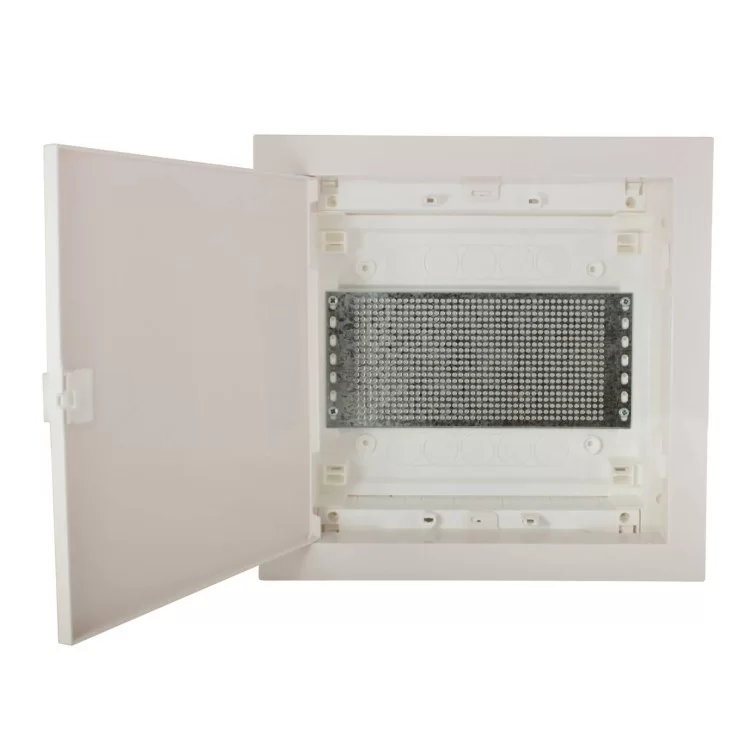 Мультимедийный щиток ETI 001101186 ECG14 MEDIA-PT (перфорированная панель и пластиковая прозрачная дверь)