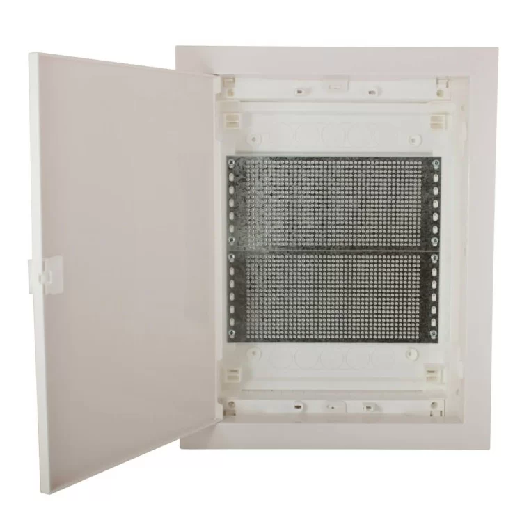 Мультимедийный щиток ETI 001101187 ECG28 MEDIA-PT (перфорированная панель и пластиковая прозрачная дверь)
