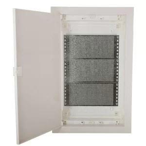 Мультимедийный щиток ETI 001101191 ECG42 MEDIA-PO (перфорированная панель и пластиковая белая дверь)