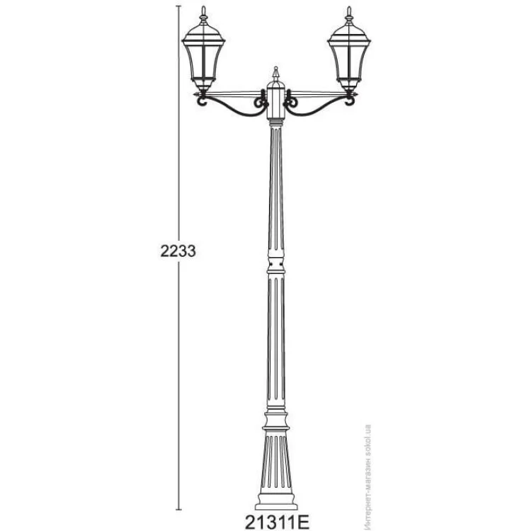Парковий світильник Lusterlicht QMT 21311E Dallas I ціна 6 819грн - фотографія 2
