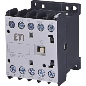 Миниатюрный контактор ETI 004641050 CEC 07.10 24V AC (7A; 3kW; AC3)
