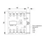 Мініатюрний контактор ETI 004641074 CEC 12.10-24V-50/60Hz (12A; 5.5kW; AC3)