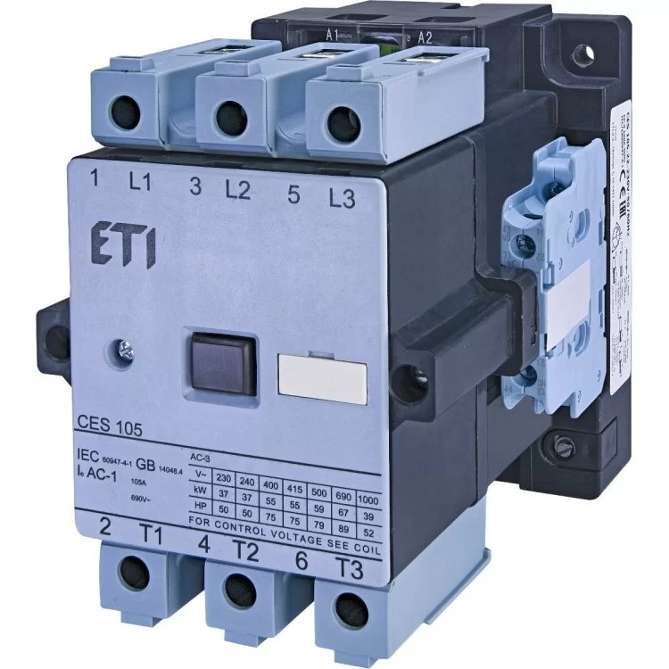 Контактор ETI 004646566 CES 105.22 (55 kW) 230V AC