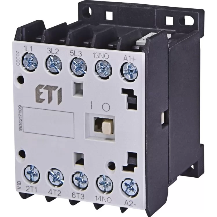 Мініатюрний контактор ETI 004641213 CEC 16.4Р 24V DC (16A; 7.5kW; AC3) 4р (4 НО)