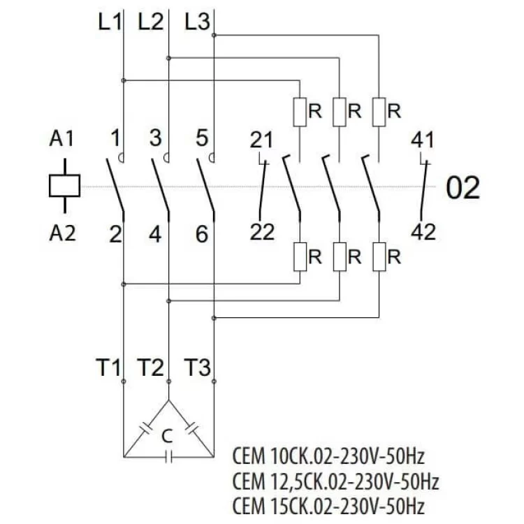 Контактор ETI 004643807 CEM 12 5CK.02 (12.5 кВАр 400-440V) відгуки - зображення 5