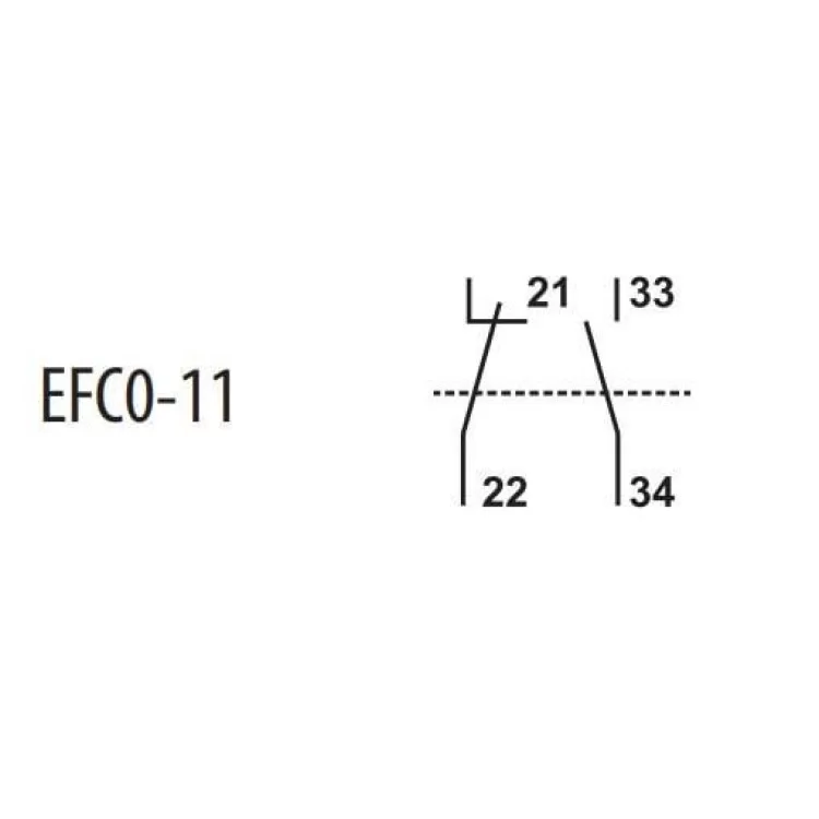 Блок-контакт ETI 004641521 EFC0-11 (1NO+1NC) ціна 344грн - фотографія 2