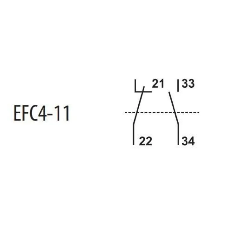 Блок-контакт ETI 004641541 EFC4-11 (1NO+1NC) ціна 344грн - фотографія 2