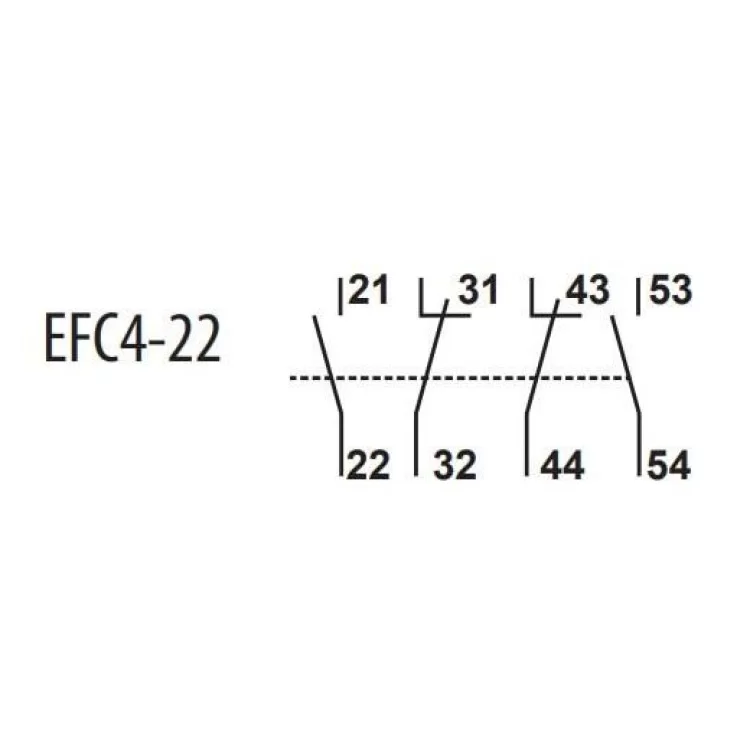 Блок-контакт ETI 004641544 EFC4-22 (2NO+2NC) цена 537грн - фотография 2